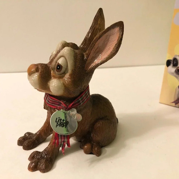 Little Paws Oswald Bunny Rabbit Whimsical  Resin Figurine Arora - Picture 15 of 15